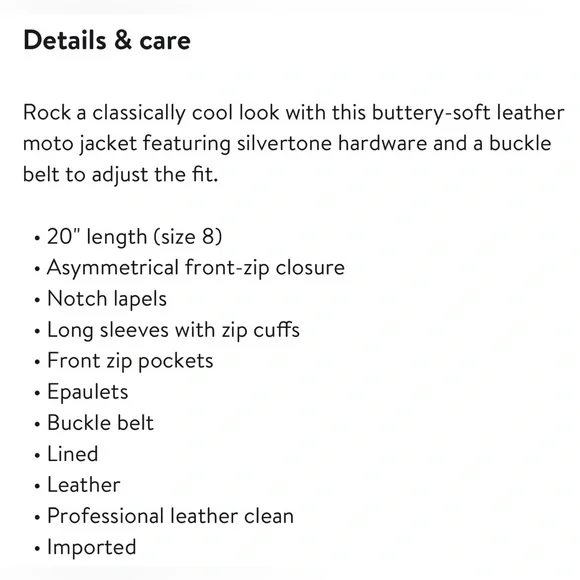 All Saints Balfern Black Leather Biker Jacket - Picture 8 of 8